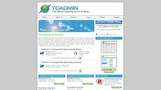 
                            3. TCADMIN - The Game Hosting Control Panel