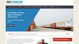 
                            9. TCICONCOR.com - Welcome to the Official website of TCI CONCOR