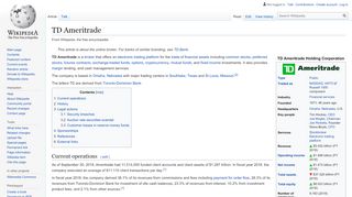 
                            9. TD Ameritrade - Wikipedia