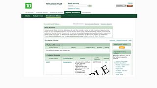 
                            6. TD Waterhouse - Markets & Research - TD Canada …