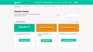 
                            7. Teacher Center - Quill.org — Interactive Writing and Grammar
