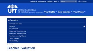 
                            2. Teacher Evaluation - UFT