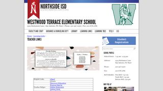 
                            2. Teacher Links | Westwood Terrace Elementary School - Nisd