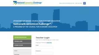 
                            4. Teacher Login - EconChallenge