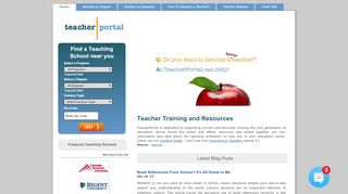 
                            2. Teacher Portal: Teacher Training and Teaching Resources