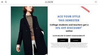 
                            8. Teacher Student Discount | J.Crew