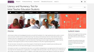 
                            9. teacheredtest.acer.edu.au - Home | Literacy and Numeracy ...