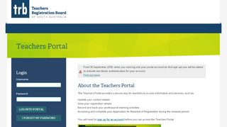 
                            7. Teachers Portal