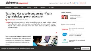 
                            4. Teaching kids to code and create - Youth Digital shakes up ...