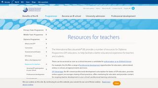 
                            7. Teaching resources for teachers | International Baccalaureate ...