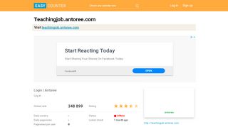 
                            6. Teachingjob.antoree.com: Login | Antoree - Easy Counter