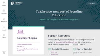 
                            3. Teachscape, now Frontline Professional Growth | Frontline Education