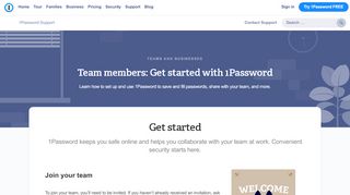 
                            4. Team members: Get started with 1Password