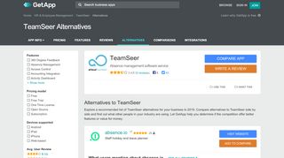 
                            8. TeamSeer Alternatives, Competitors & Similar Software ...