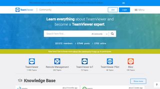 
                            5. TeamViewer Support Community