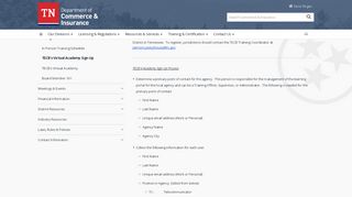 
                            2. TECB's Virtual Academy Sign Up - TN.gov