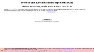 
                            2. TechFak SSH authentication management