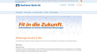 
                            7. Technische Umstellung Banking - Aachener Bank eG