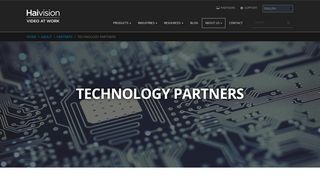 
                            3. Technology Partners | Haivision