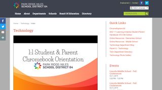 
                            5. Technology | Technology - Park Ridge-Niles School District 64