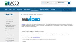 
                            9. Technology / WeVideo - Addison Central School District