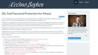 
                            7. TechnoSophos: SSL And Password Protection for Kibana