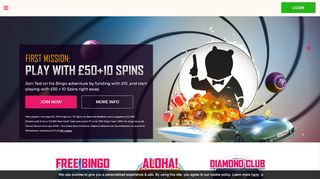 
                            8. Ted Bingo | Play with £50 + 10 Spins | Join Today