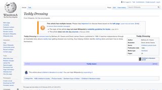 
                            9. Teddy Dressing - Wikipedia