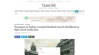 
                            9. Teenagers in Indian-occupied Kashmir launch KashBook to ...