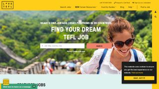 
                            4. TEFL Jobs Board: Dream Jobs for Teachers - LoveTEFL