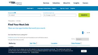 
                            1. TEKsystems Careers