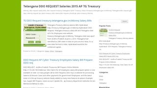 
                            8. Telangana DDO REQUEST Salaries 2015 AP TG Treasury