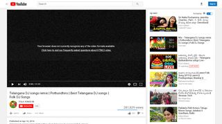 
                            3. Telangana DJ songs remix - YouTube