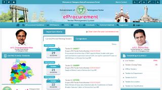 
                            8. Telangana State eProcurement Portal