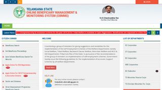 
                            2. Telangana State OBMMS - CGG - Login