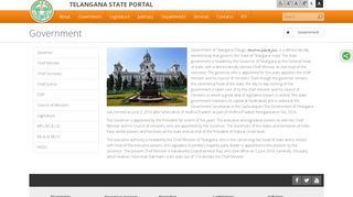 
                            2. Telangana State Portal Government