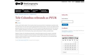 
                            4. Tele Columbus rebrands as PYUR - TeleGeography