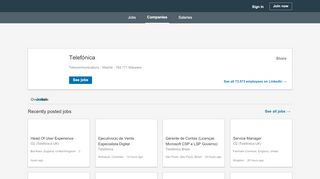 
                            2. Telefónica: Jobs | LinkedIn