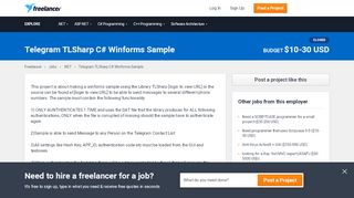 
                            9. Telegram TLSharp C# Winforms Sample | .NET | ASP.NET ...