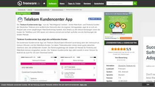 
                            5. Telekom Kundencenter App Download | Freeware.de