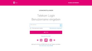 
                            2. Telekom-Login - Deutsche Telekom