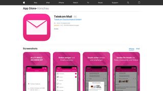 
                            9. Telekom Mail im App Store