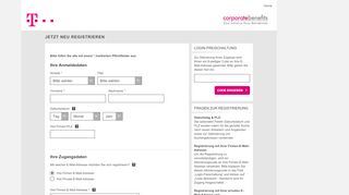 
                            8. Telekom | Registrierung