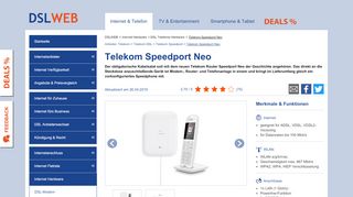 
                            8. Telekom Speedport Neo - Funktionen, Galerie & Datenblatt