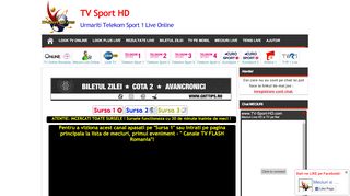 
                            5. Telekom Sport 1 Live, Telekom Sport 1 Online, Meciuri Live