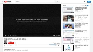 
                            3. TELENOR APOLLO APP FOR RETELIR - YouTube