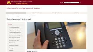 
                            6. Telephone and Voicemail | Information Technology Systems ... - ITSS