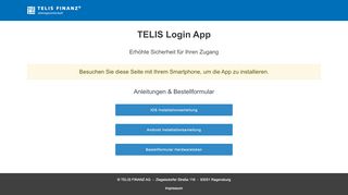 
                            4. TELIS Login App