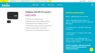 
                            10. Telkom 4G Mi-Fi router | Telkom Kenya Limited