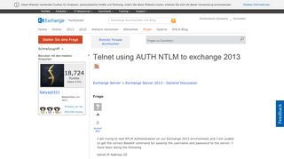 
                            9. Telnet using AUTH NTLM to exchange 2013